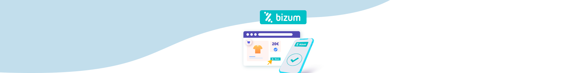 Campaña Bizum C2eR - Gráfico de tienda online y logo Bizum Campaña Bizum C2eR - Gráfico de tienda online y logo Bizum